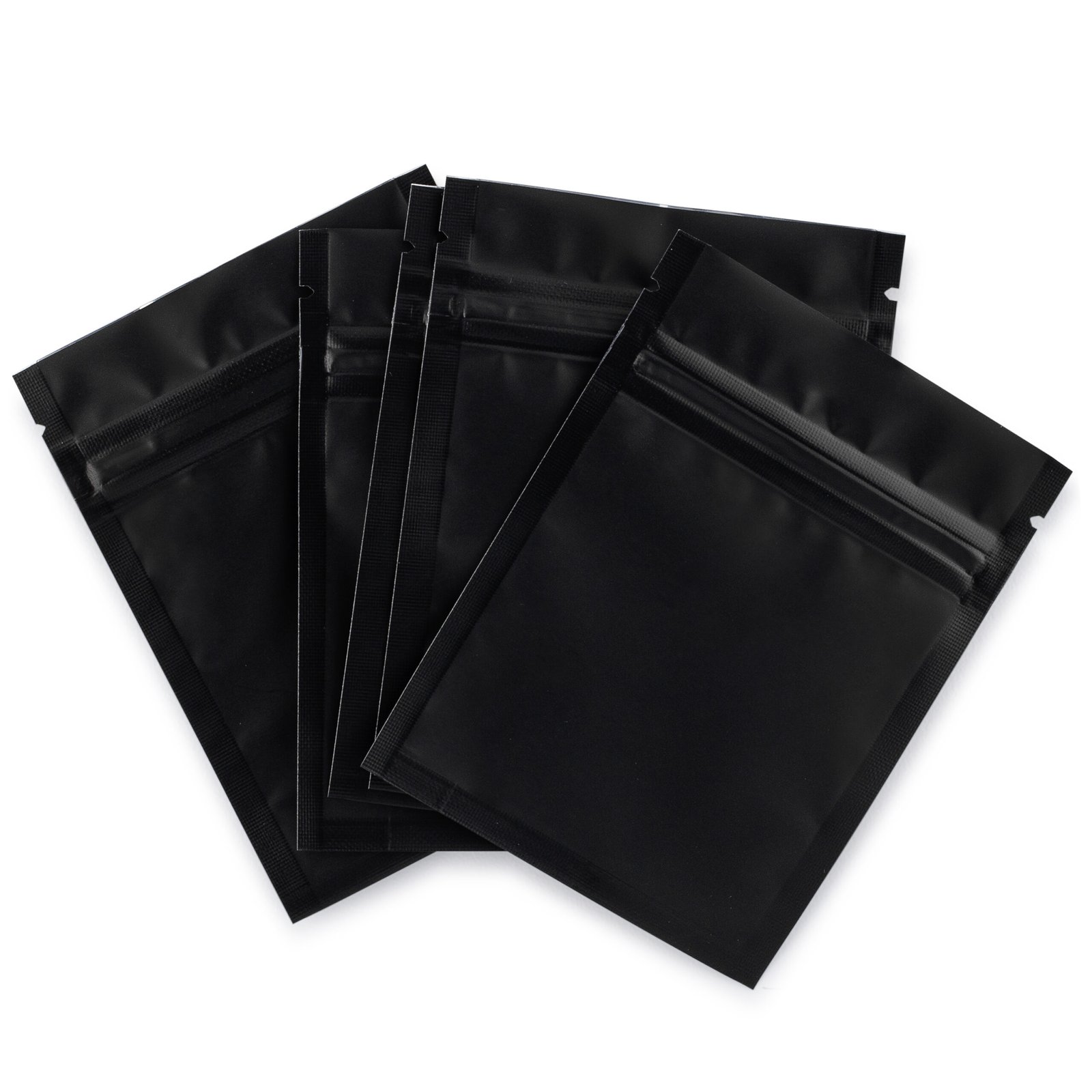 100 Pack Mylar Bags - 3.3 x 5.1 Inch Resealable Smell Proof Bags